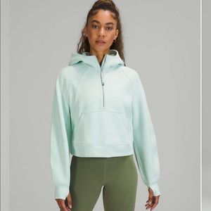 Lululemon Scuba Oversized Half-Zip Hoodie *Delicate Mint
